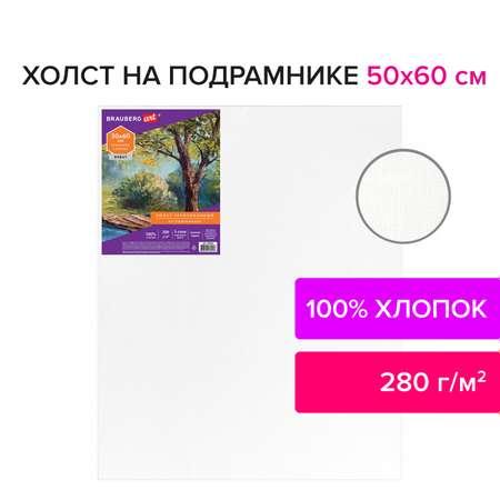 Холст на подрамике Brauberg для рисования 50х60 см