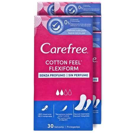 Carefree | Прокладки гигиенические Carefree ежедневные 30 шт х 5 упаковок Feel Flexiform