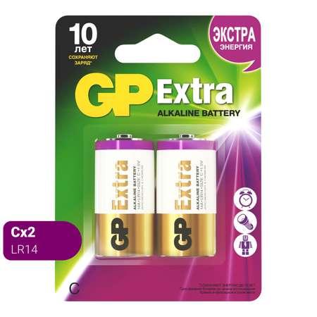 GP | Батарейки GP Extra алкалиновые (щелочные) тип С (LR14) 2шт