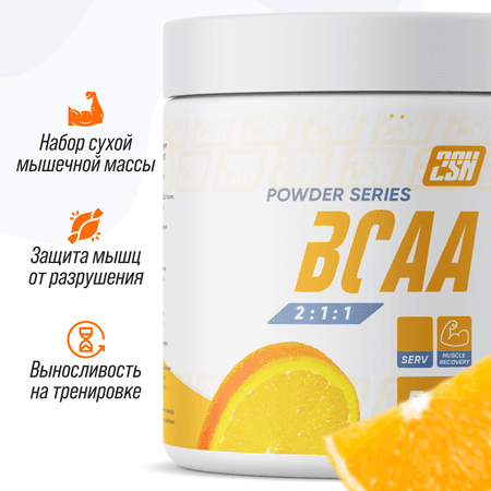 2SN | Bcaa 2SN Аминокислотный комплекс 250 г Апельсин