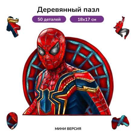 Пазл фигурный деревянный Active Puzzles Человек Паук мини