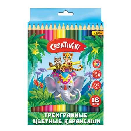 CReATiViKi | Карандаши CReATiViKi 18 цветов