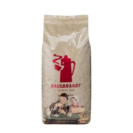 Кофе в зернах Espresso Hausbrandt арабика робуста средняя обжарка