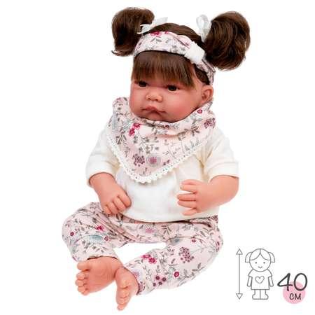 Antonio Juan | Кукла младенец Antonio Juan Реборн Сильвия в розовом 40 см мягконабивная