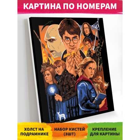 Картина по номерам Art on Canvas Гарри Поттер и дары смерти холст на подрамнике 40х50 см