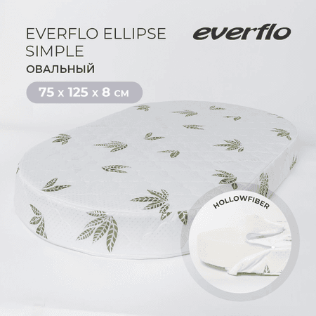 Анатомический овальный матрас EVERFLO Ellipse