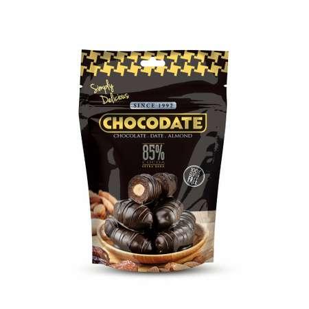 Финики CHOCODATE с миндалем в горьком шоколаде 100г