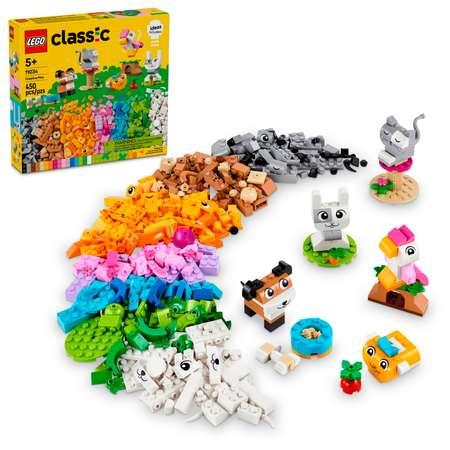 Конструктор детский LEGO Classic Креативные домашние животные 11034