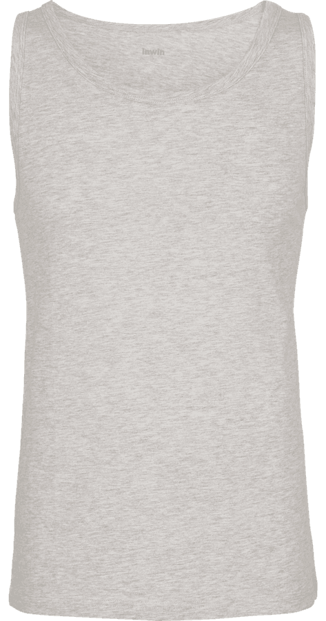 Майка мужская INWIN р. 48–56, цвет серый меланж, Арт. EKL2234-1