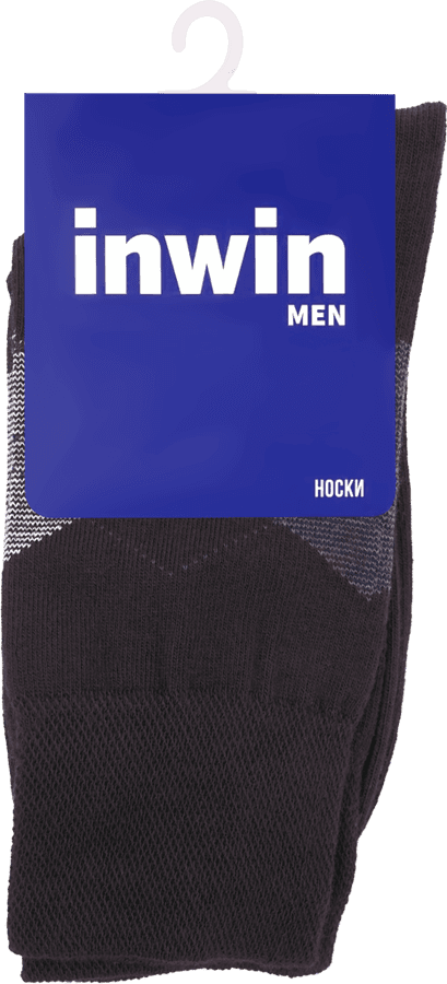 Носки мужские INWIN р. 25 (38–40) черные, Арт. BMS05