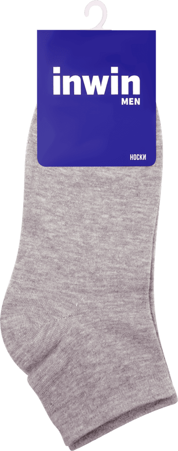 Носки мужские INWIN р. 29, цвет серый меланж, Арт. BMS12-2