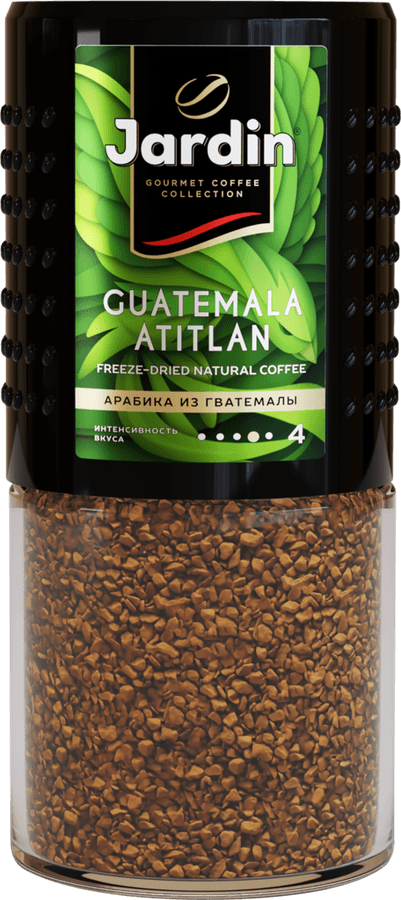 JARDIN | Кофе растворимый JARDIN Guatemala Atitlan сублимированный, ст/б, 190г