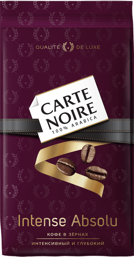 CARTE NOIRE | Кофе зерновой CARTE NOIRE Intense Absolu натуральный жареный, 800г