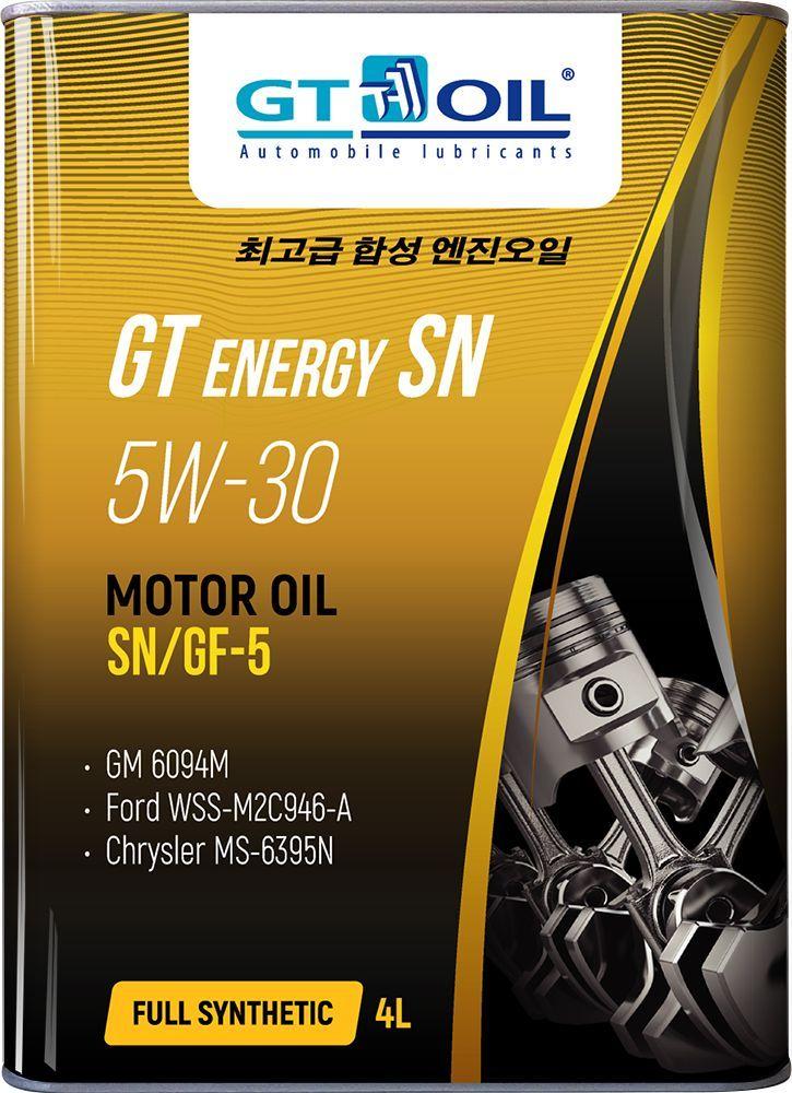 GT OIL ENERGY SN 5W-30 Масло моторное, Синтетическое, 4 л