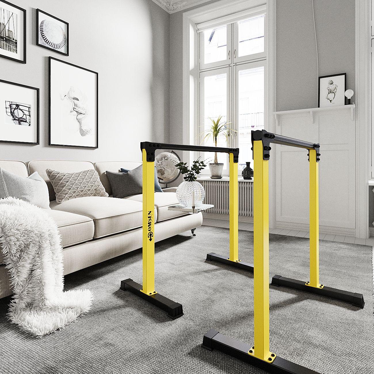 Брусья напольные хайлетсы Domsen Fitness Ds48 YELLOW