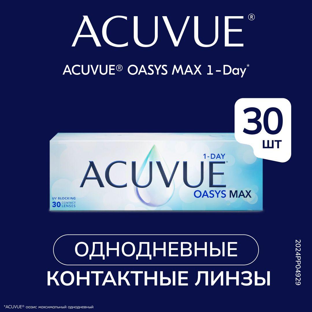 Контактные линзы 1-DAY ACUVUE OASYS MAX 30/8.5/-3.00