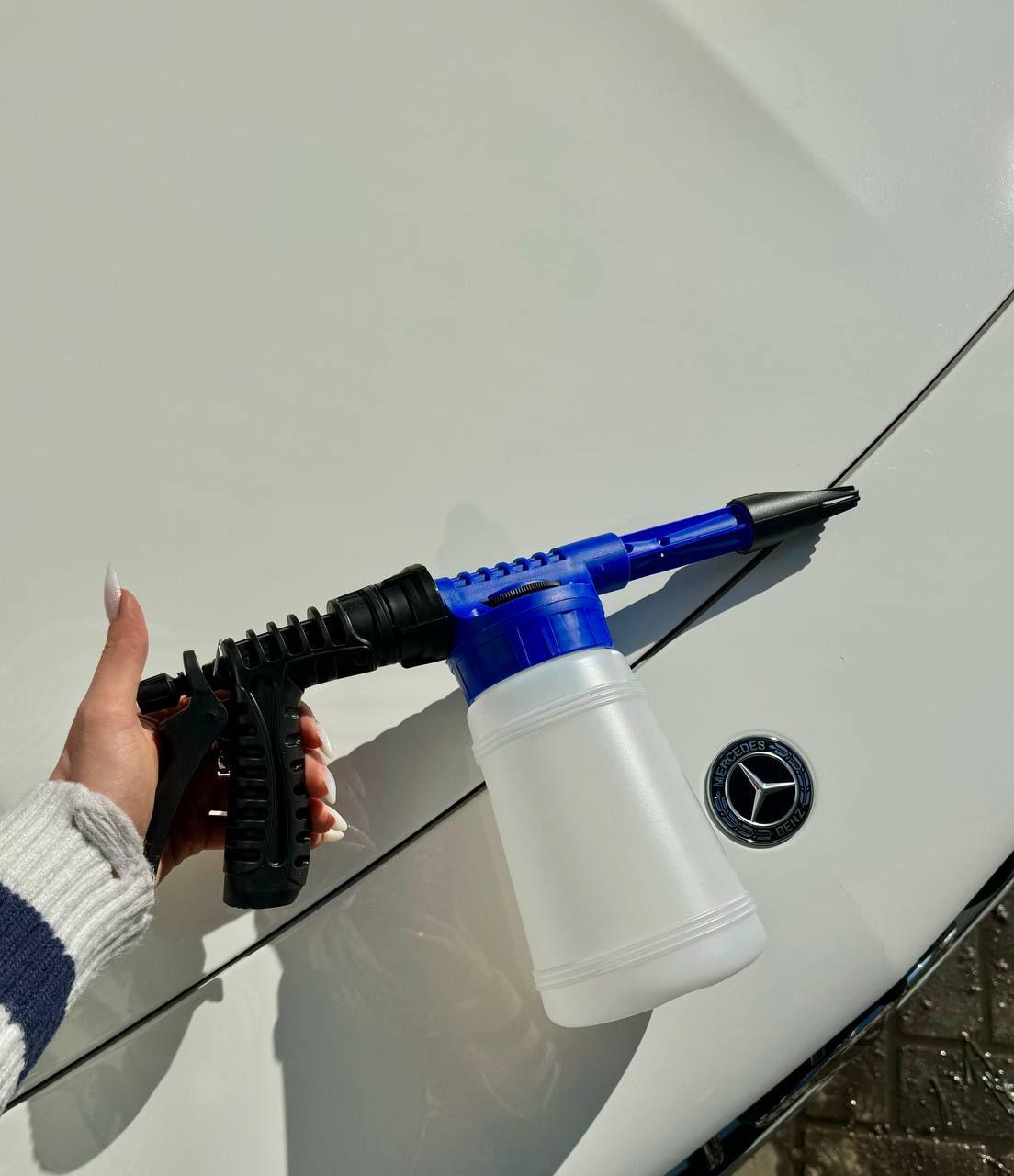 Пеногенератор ручной для мойки автомобиля Caewash Rocket, распылитель пенный для дома, мойка высокого давления, сада 1 литр