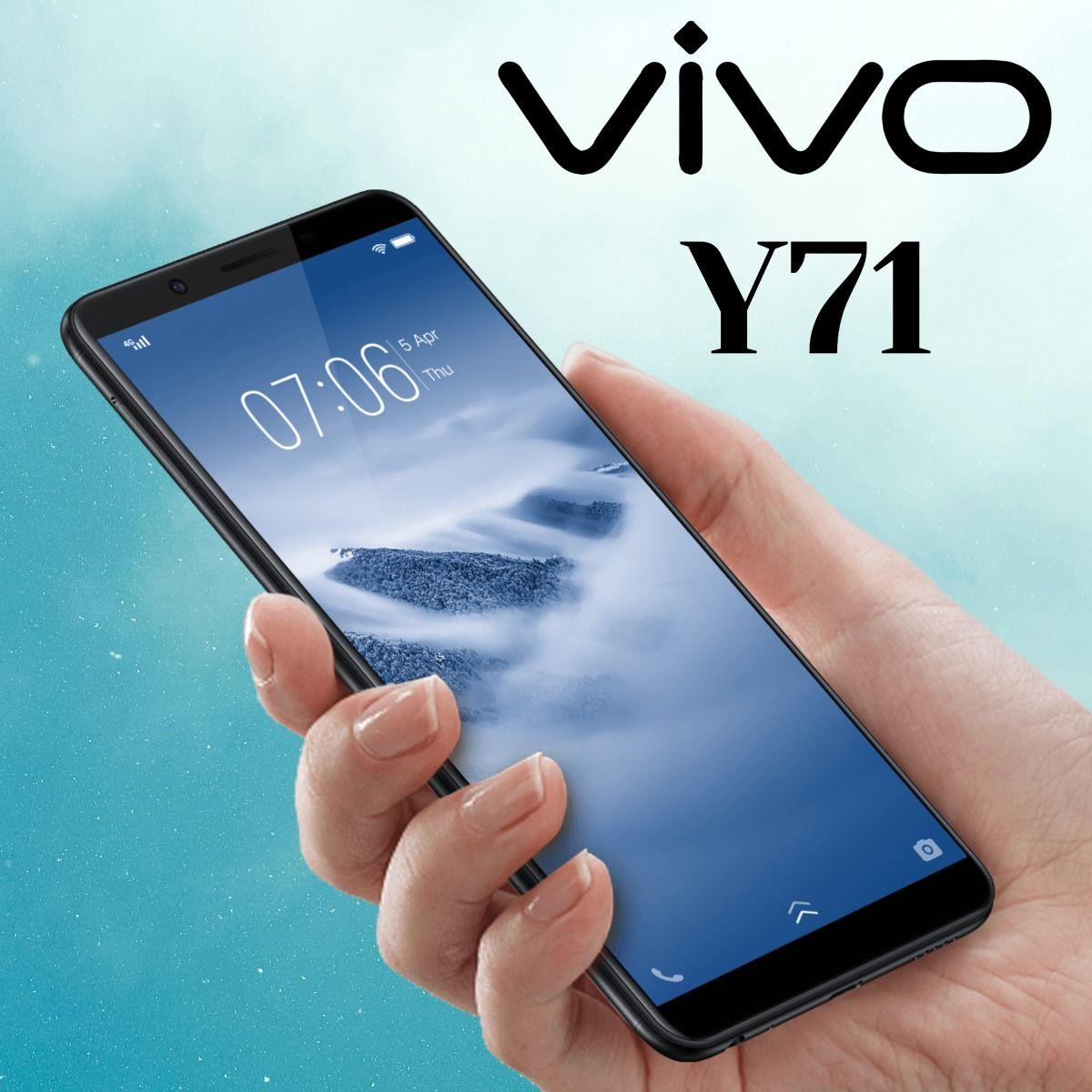 Vivo Смартфон Y71 3/32 ГБ, черный, черный матовый