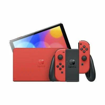 Игровая приставка Nintendo Switch OLED 64 ГБ, Mario Red Edition