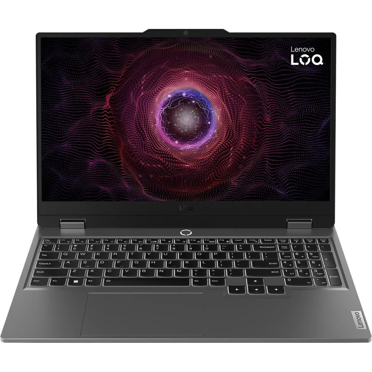 Lenovo LOQ 15ARP9 Игровой ноутбук 15.6", AMD Ryzen 7 7435HS, RAM 16 ГБ, SSD 512 ГБ, NVIDIA GeForce RTX 4050 для ноутбуков (6 Гб), Без системы, (83JC005JRK), серый, Русская раскладка