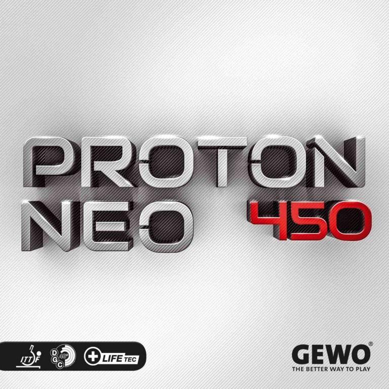 Накладка Gewo Proton Neo 450 чёрная для настольного тенниса