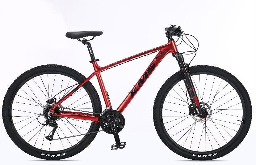 Велосипед горный 29'' KMS PRO X2 19'' (2024) красный, на рост от 160 до 180 см