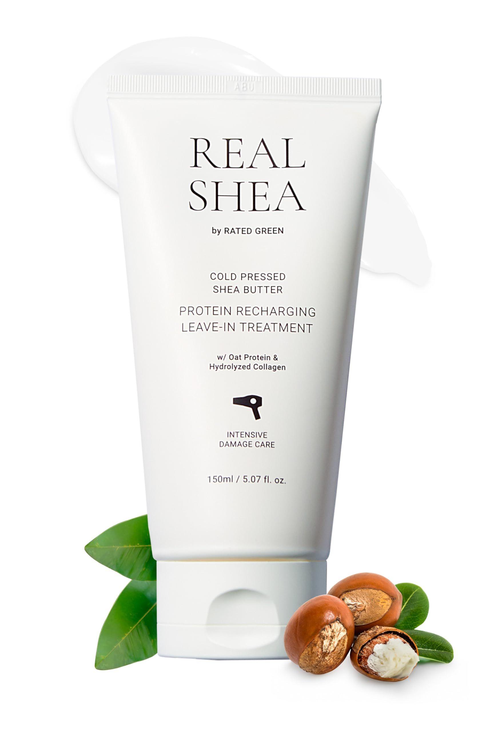 RATED GREEN | RATED GREEN Восстанавливающий крем для волос с маслом ши REAL SHEA Protein Recharging Leave in Treatment, 150мл