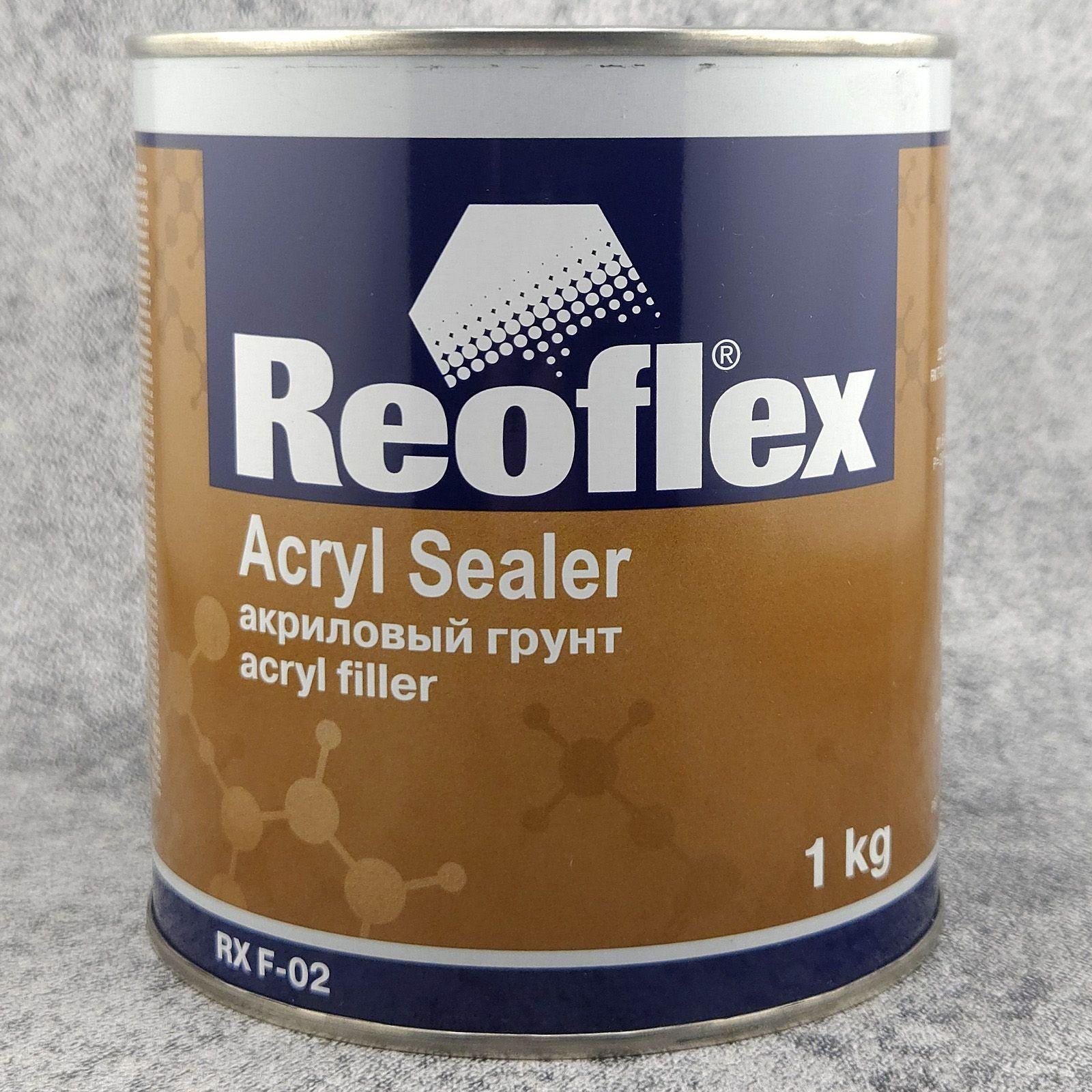 Грунт REOFLEX Acryl Sealer акриловый черный, банка 1 кг., RX F-02