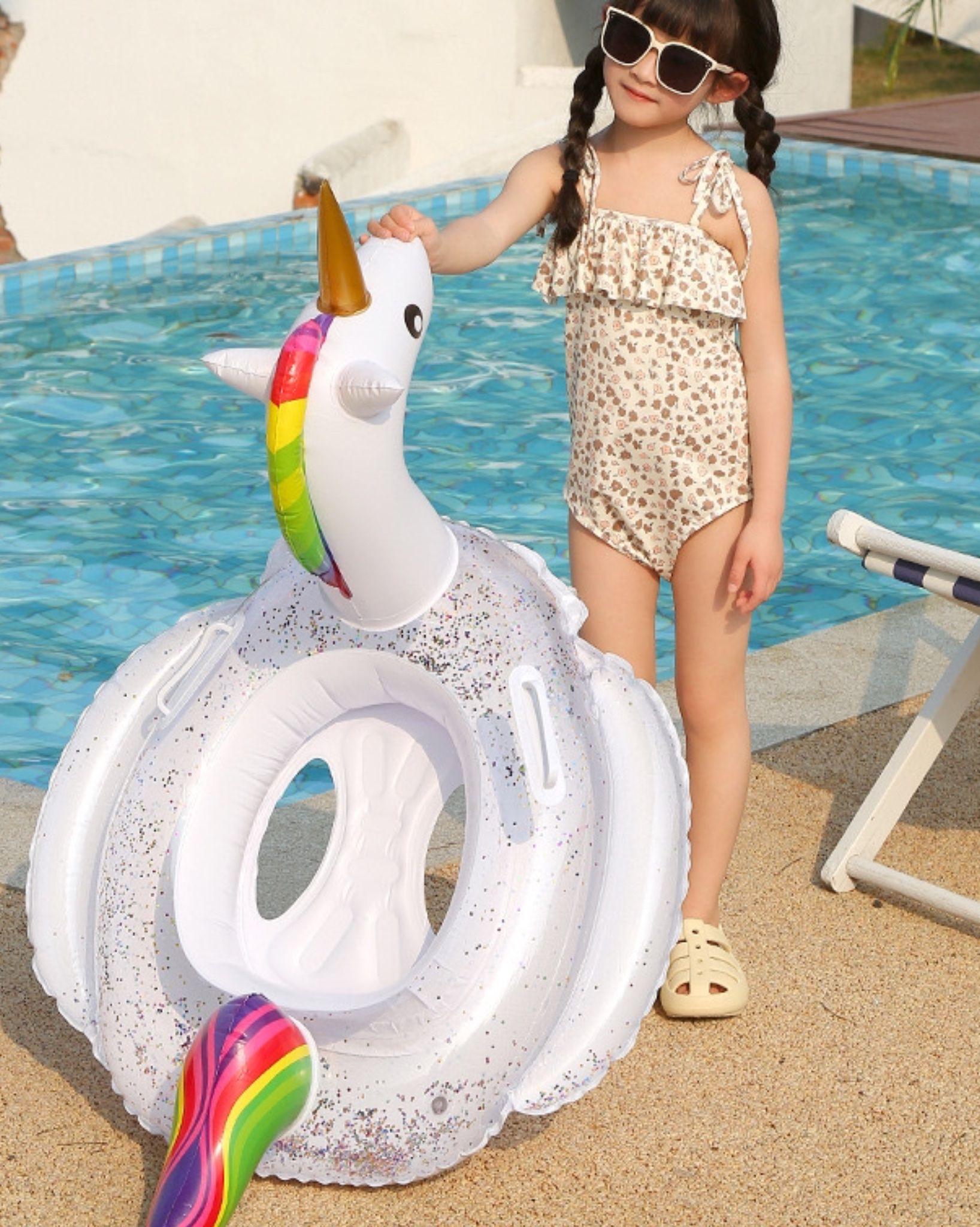 Детский надувной круг для плавания на море и в бассейн, алиса барбариса