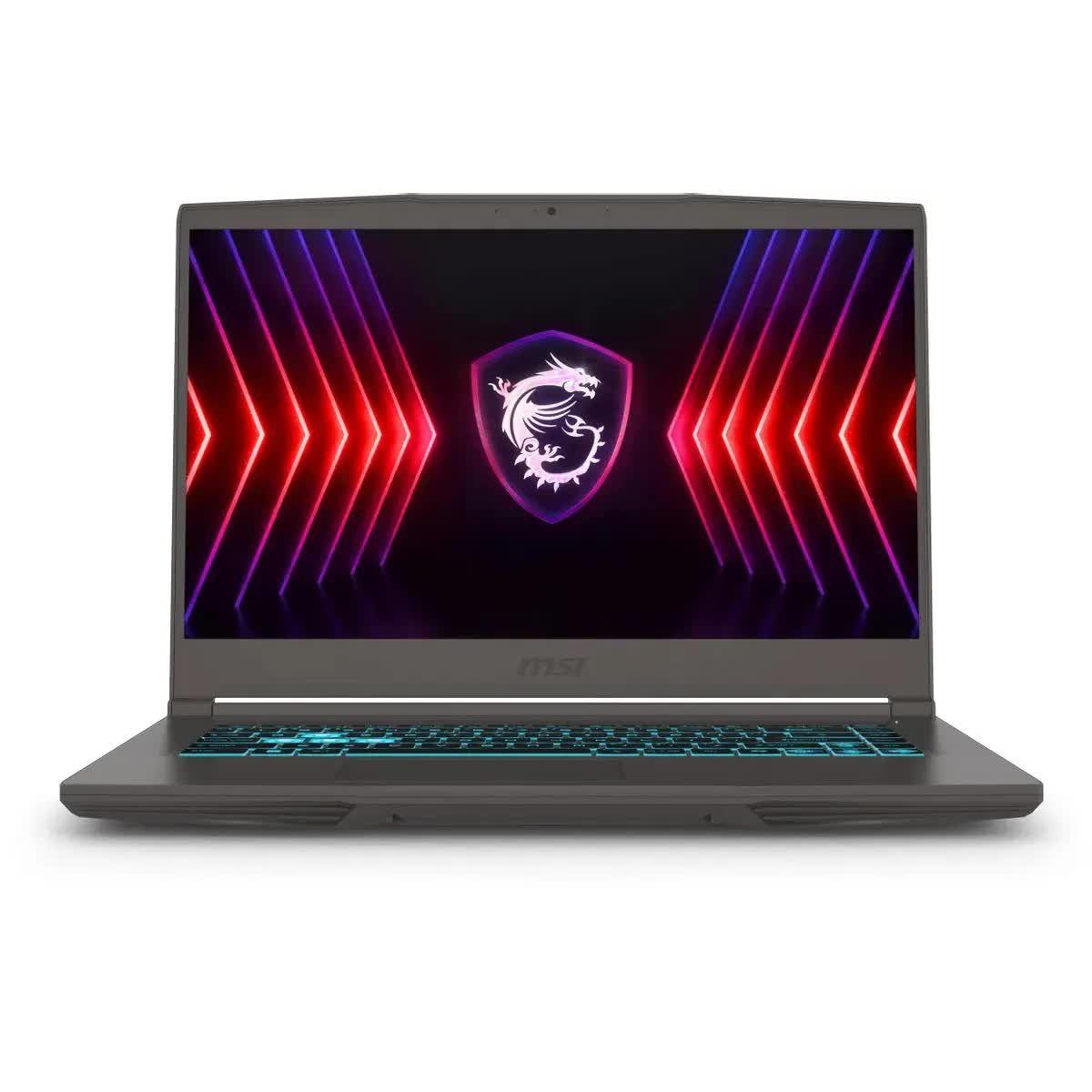 MSI Thin 15 B12VE-2075XRU Игровой ноутбук 15.6", Intel Core i5-12450H, RAM 16 ГБ, SSD 1024 ГБ, NVIDIA GeForce RTX 4050 для ноутбуков (6 Гб), Без системы, (9S7-16R831-2075), серый, Русская раскладка