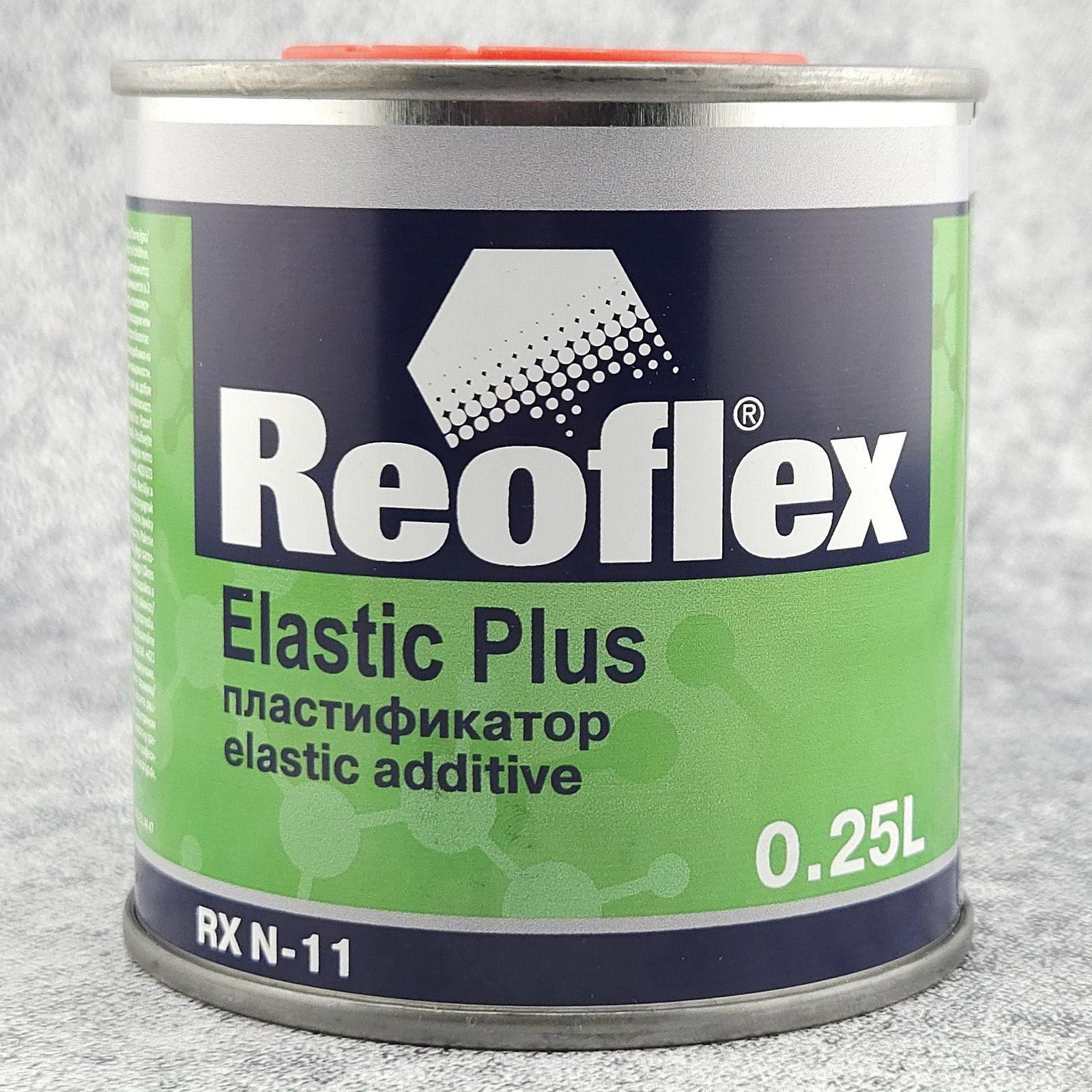 Пластификатор REOFLEX Elastic Plus для улучшения эластичности акриловых лаков и грунтов, банка 250 мл., RX N-11