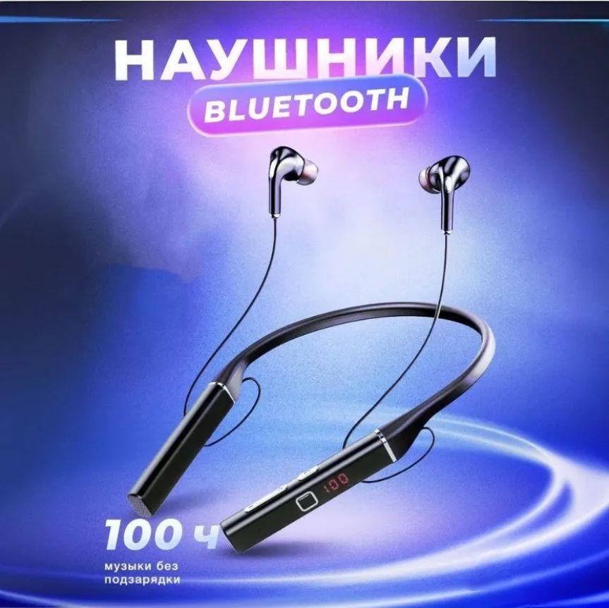 Dressphone | 100 часов любимой музыки наушники беспроводные bluetooth спортивные игровые с микрофоном Dressphone DP-04 (черные)