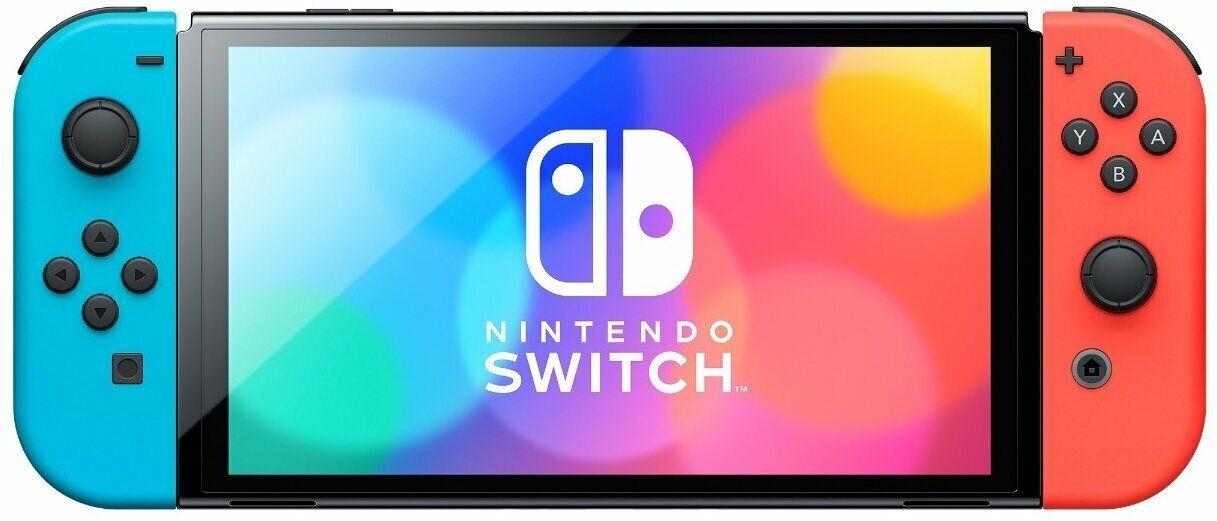 Игровая приставка Nintendo Switch - OLED - 64 ГБ - Neon