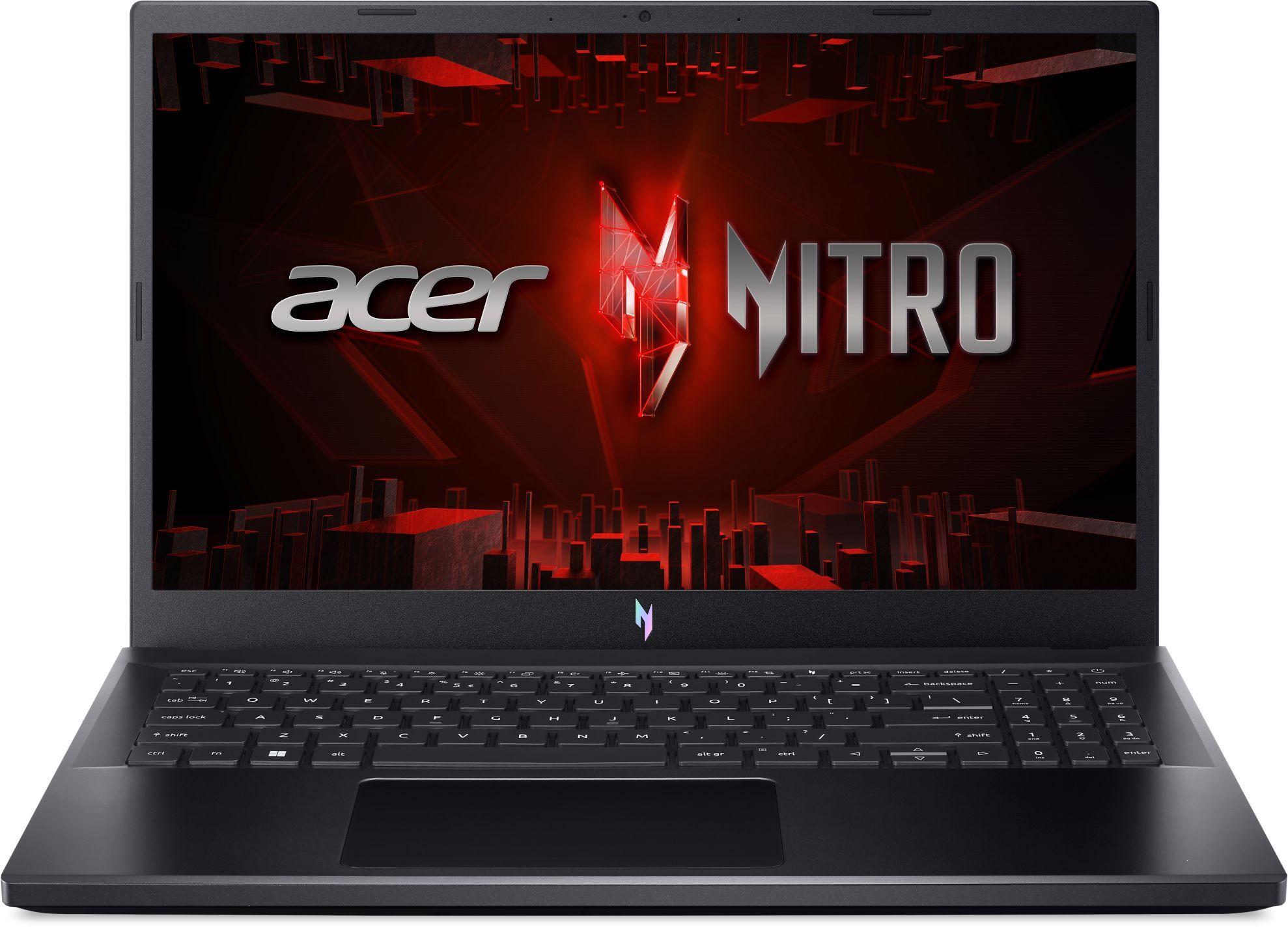 Acer Nitro V ANV15-51-7341 Игровой ноутбук 15.6", Intel Core i7-13620H, RAM 16 ГБ, SSD 1024 ГБ, NVIDIA GeForce RTX 3050 (6 Гб), Без системы, (NH.QN9CD.005), черный, Русская раскладка