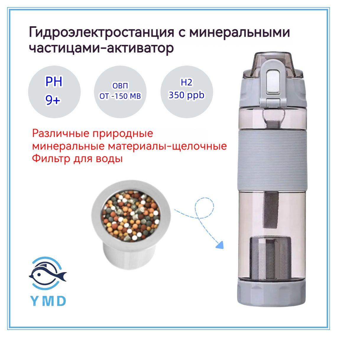Ионизатор воды, фильтр, щелочная вода PH антиоксидант иммуностимулятор, бутылка для воды спортивная