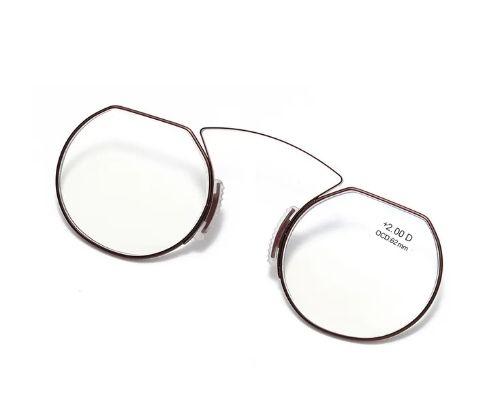 Очки для чтения, Пенсне +3.5, для зрения мужские и женские, готовые компактные в футляре при дальнозоркости.