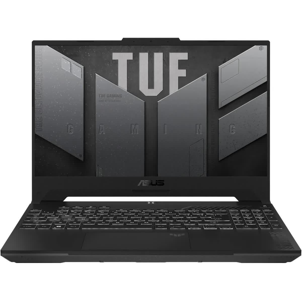 ASUS TUF Gaming A15 2024 FA507UV-LP027 Игровой ноутбук 15.6", AMD Ryzen 9 8945H, RAM 16 ГБ, SSD 512 ГБ, NVIDIA GeForce RTX 4060 для ноутбуков (8 Гб), Без системы, (90NR0I25-M001D0), серый, Русская раскладка