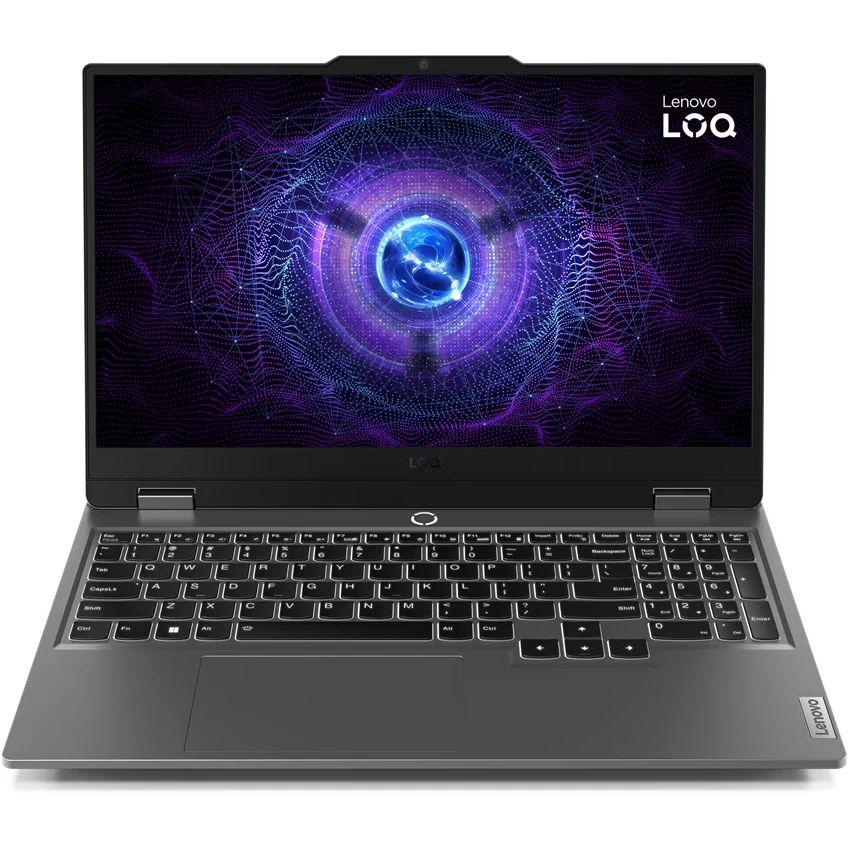 Lenovo LOQ 15IRX9 IPS FHD (1920x1080) Игровой ноутбук 15.6", Intel Core i7-13650HX, RAM 16 ГБ, SSD 512 ГБ, NVIDIA GeForce RTX 4060 для ноутбуков (8 Гб), Без системы, (83DV0070PS), серый, Русская раскладка