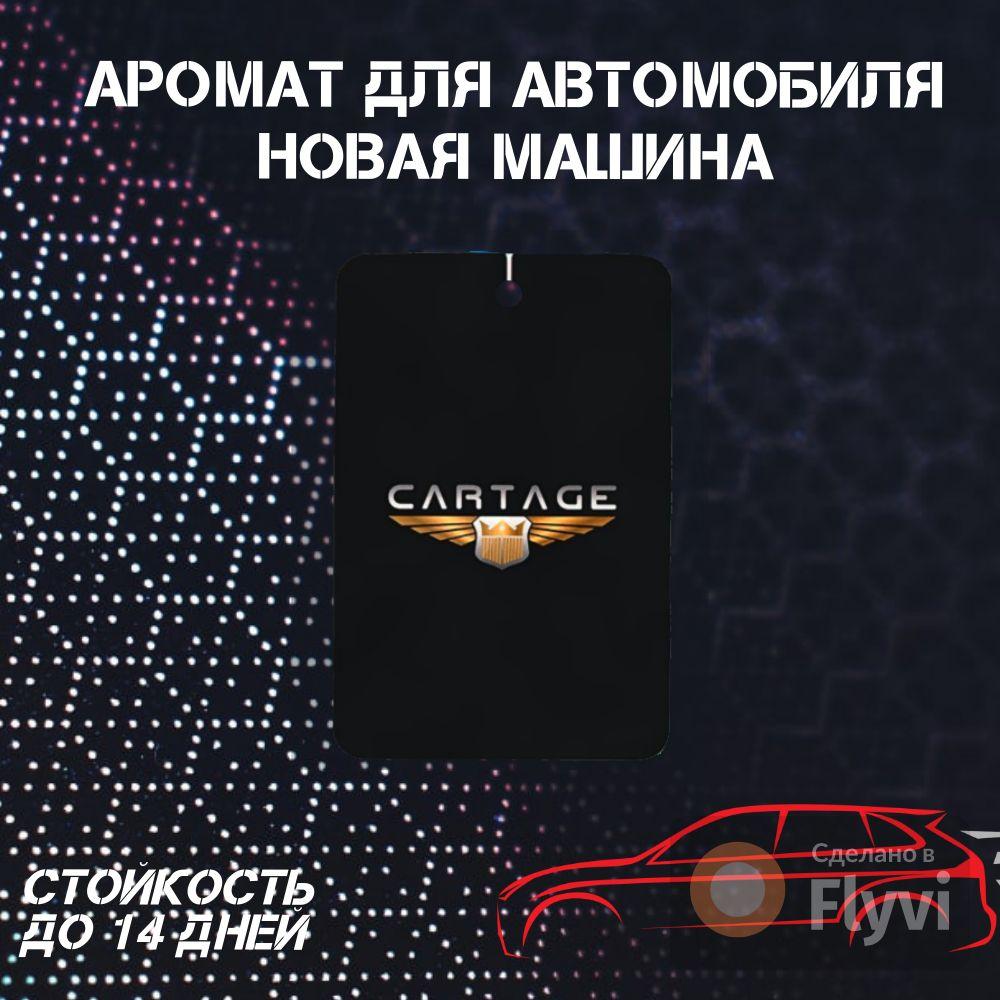 Cartage Ароматизатор автомобильный, Новая машина