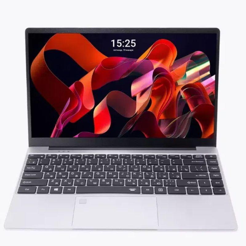 Jiyu ноутбук Игровой ноутбук 15.6", Intel Celeron N5095, RAM 16 ГБ, SSD, Intel UHD Graphics, Windows Pro, серебристый, Русская раскладка