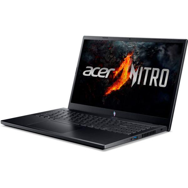 Acer Nitro V ANV15-41 Игровой ноутбук 15.6", AMD Ryzen 7 7735HS, RAM 16 ГБ, SSD 1024 ГБ, NVIDIA GeForce RTX 3050 (6 Гб), Без системы, (NH.QSHER.003), черный, Русская раскладка