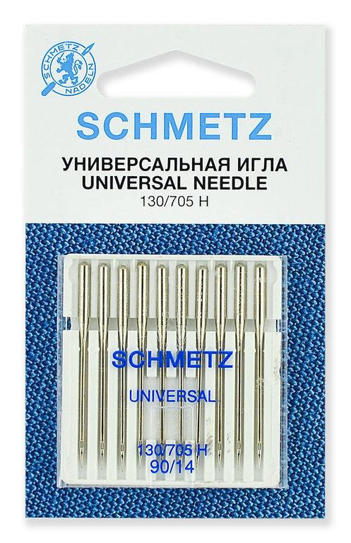 Иглы стандартные Schmetz 130/705H № 90, 10 шт./в уп. арт. 22:15.2.XDS