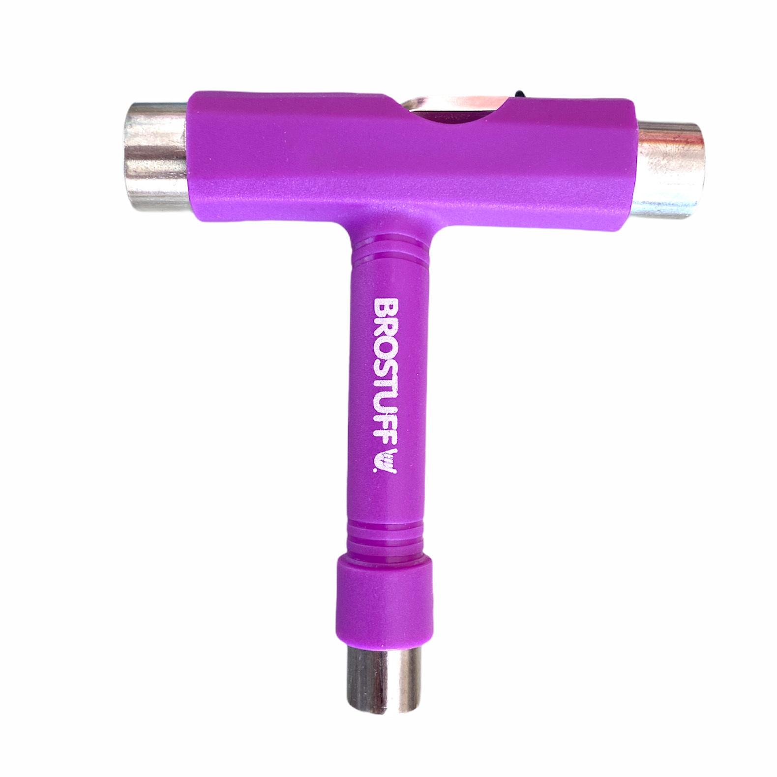 Ключ для скейтборда, лонгборда BroStuff Т-образный фиолетовый