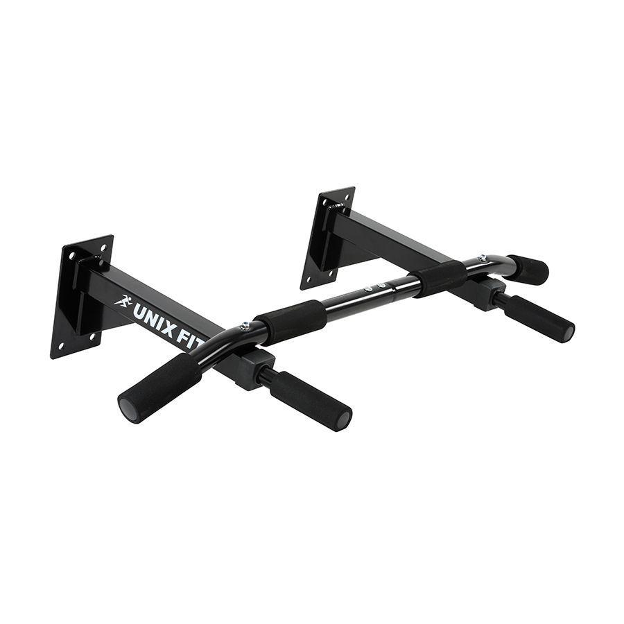 Турник настенный UNIX Fit PULL UP 120,для домашних тренировок, нагрузка до 200 кг., длина перекладины 94 см., вынос от стены 31 см., 49 x 95 x 19 см.