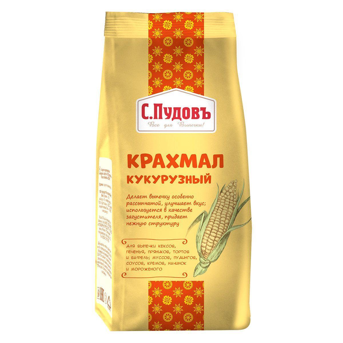 Крахмал С.Пудовъ кукурузный, 200 г