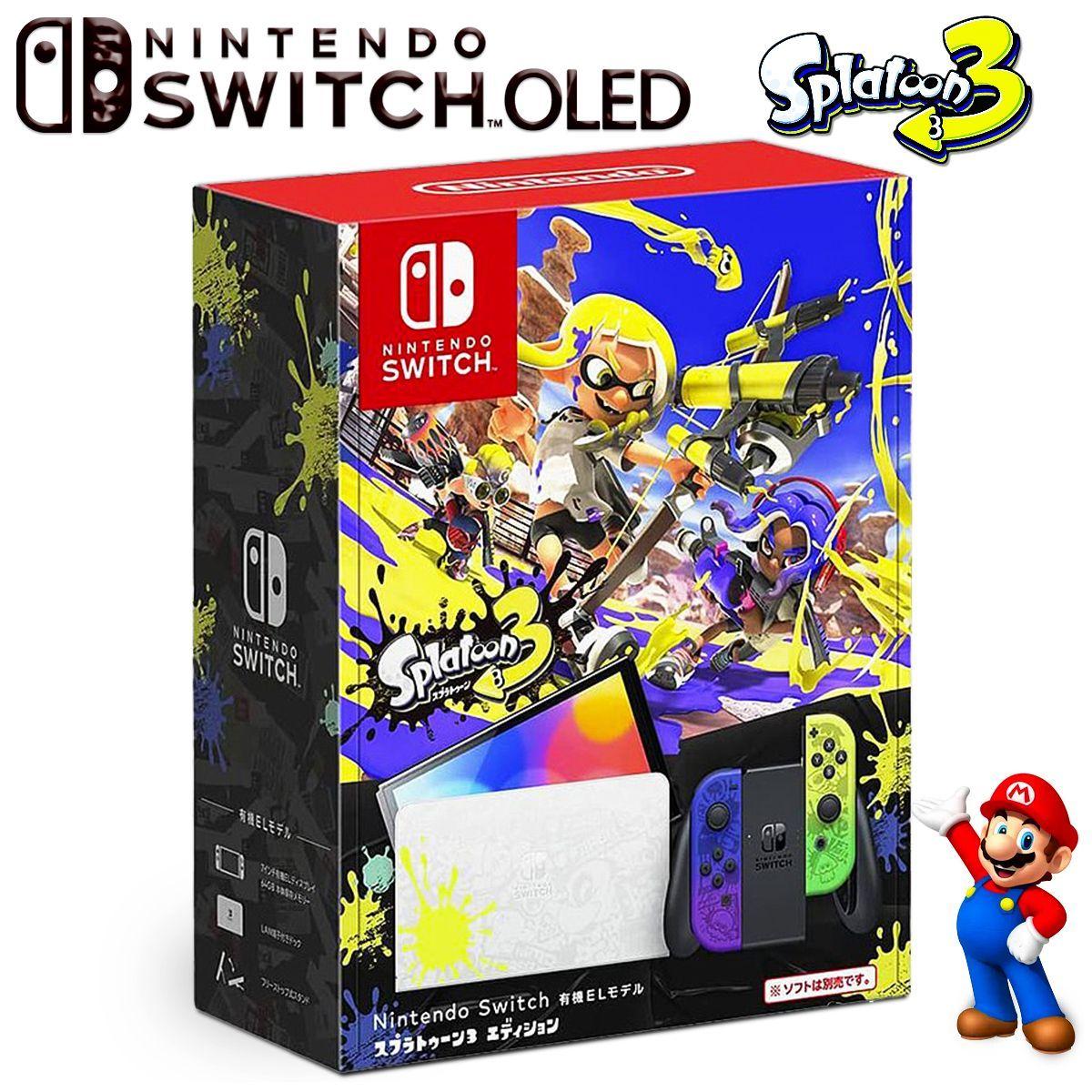 Нинтендо Игровая консоль,Nintendo Switch OLED Model,(splatoon 3 Special Edition)Азиатско-Тихоокеанское издание,64GB