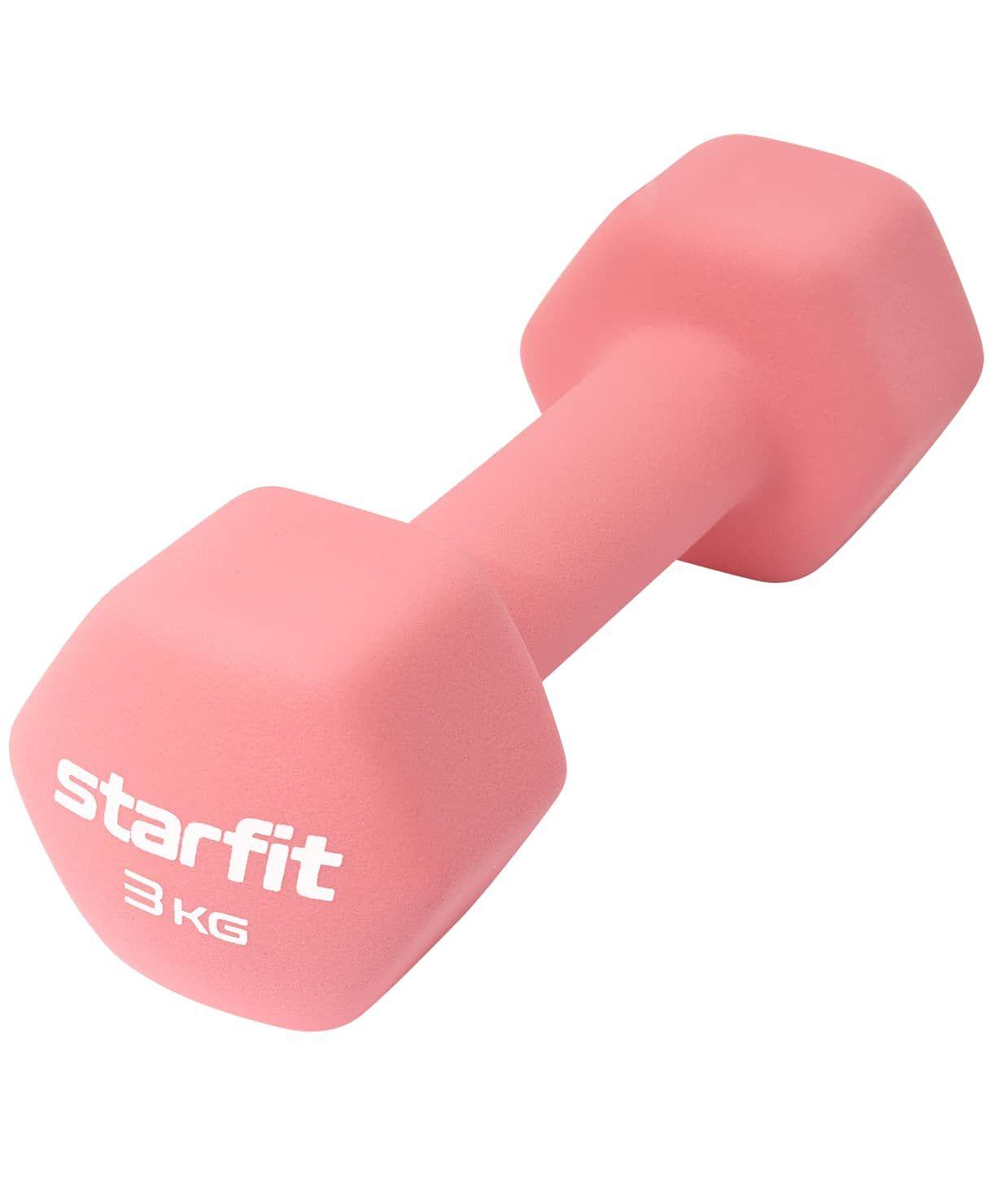 Starfit Гантели, 1 шт. вес 1 шт: 3 кг