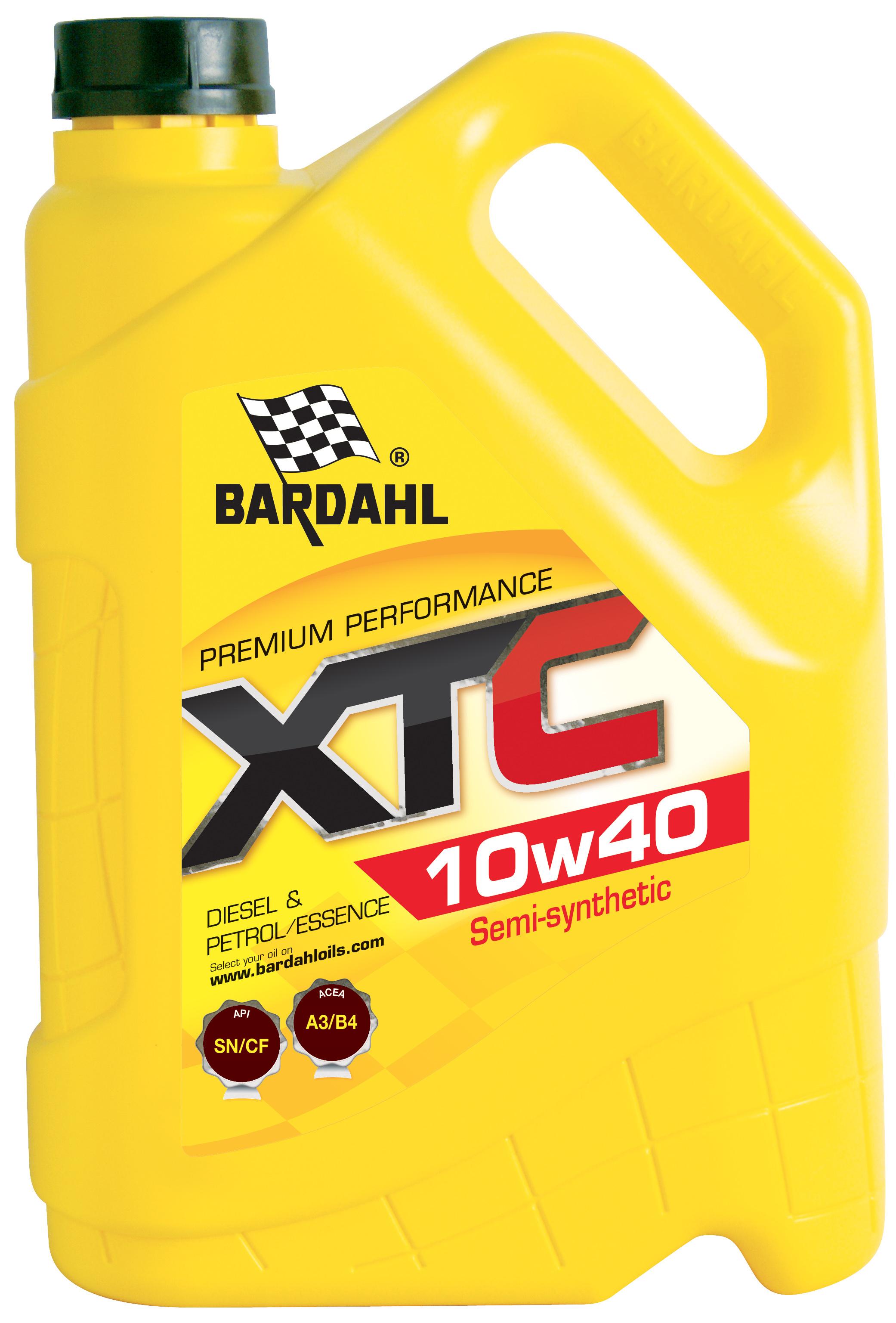 Bardahl | Bardahl Xtc 10W-40 Масло моторное, Полусинтетическое, 5 л