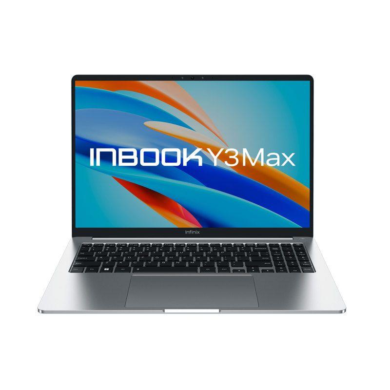 Infinix Inbook Y3 MAX YL613 Ноутбук 16", Intel Core i5-1235U, RAM 16 ГБ, SSD 512 ГБ, Intel Iris Xe Graphics, Windows Home, (71008301535), серебристый, Русская раскладка