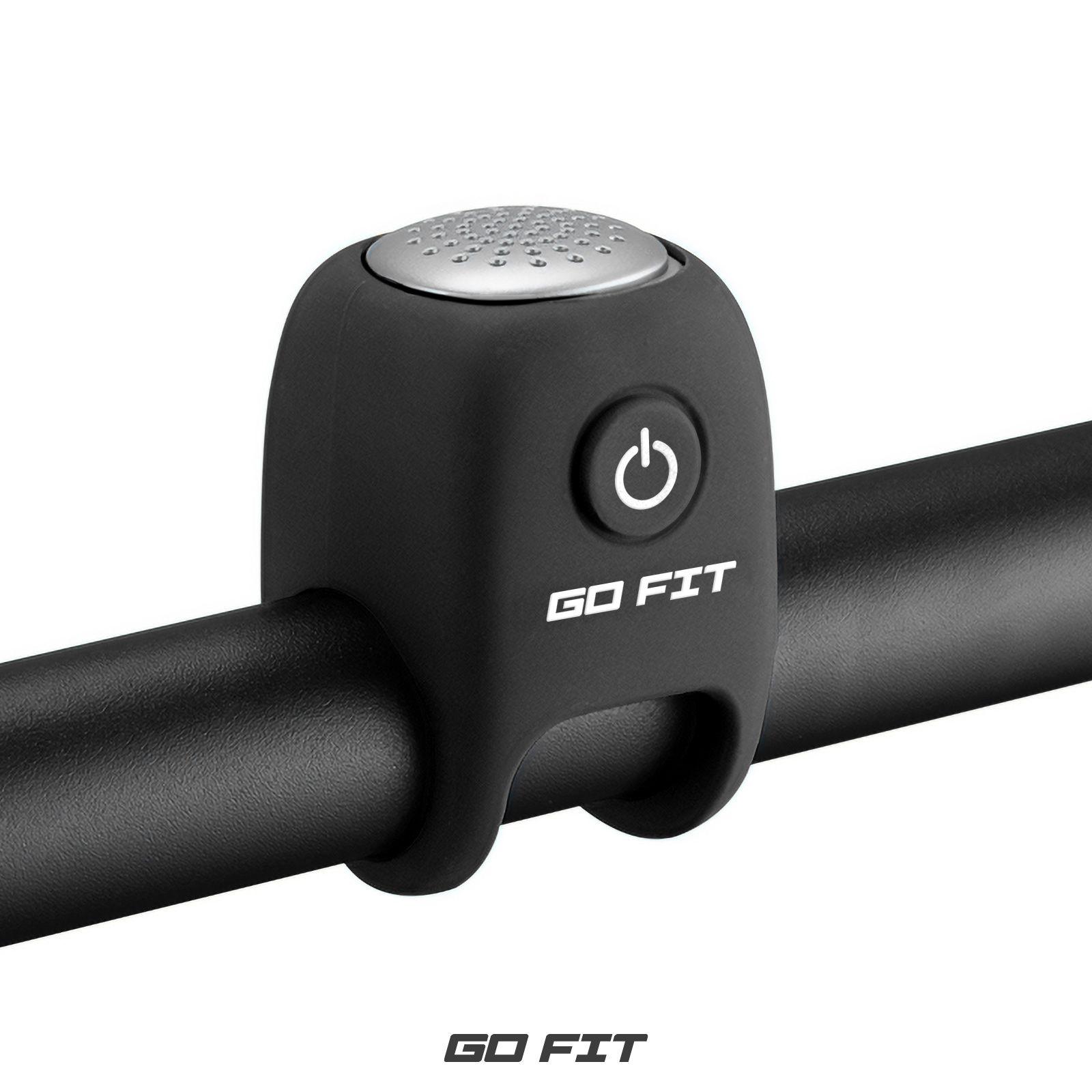 GO FIT | Велосипедный звонок GO FIT Bike Bell, беспроводной звонок, электронный сигнал, аксессуары для велосипеда, самоката, электросамоката, черный